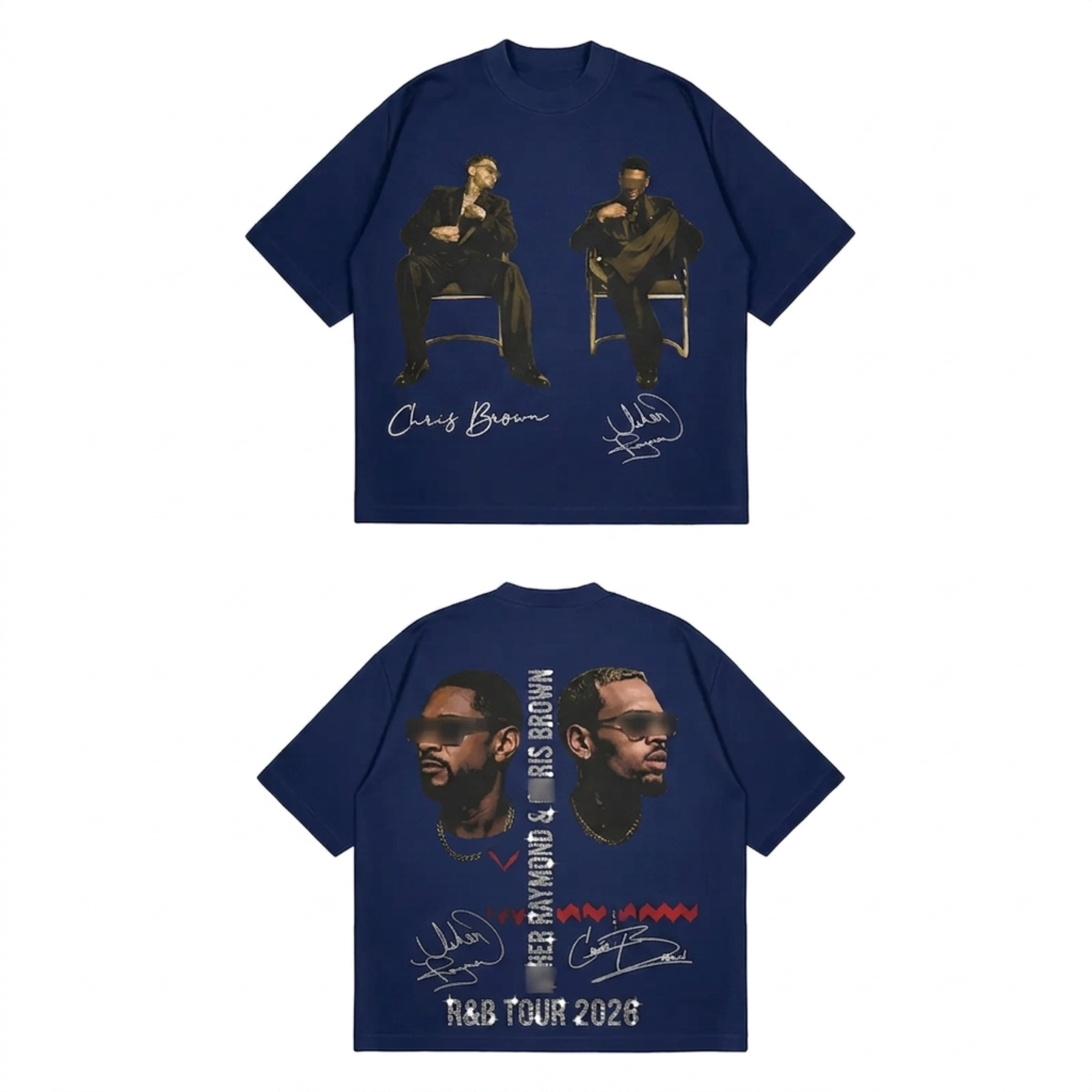 Raymond & Brown Retro Tour Tee – V10 Premium Soul-Jazz Graphic Shirt