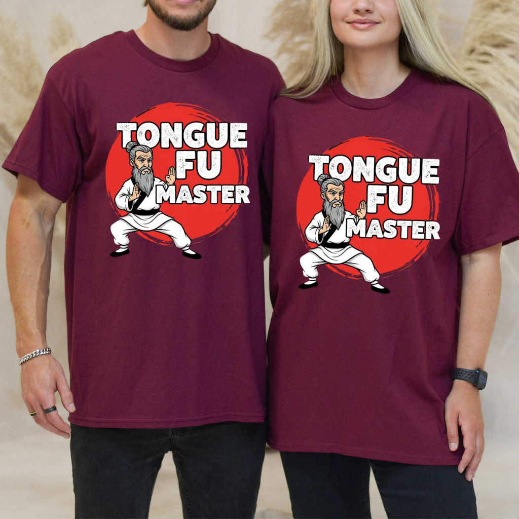 Tongue Fu Master Funny Office T-Shirt