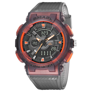 Transparent Gray Orange