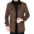 AutumnWinter Wool Coat Casual Lambswool Coat