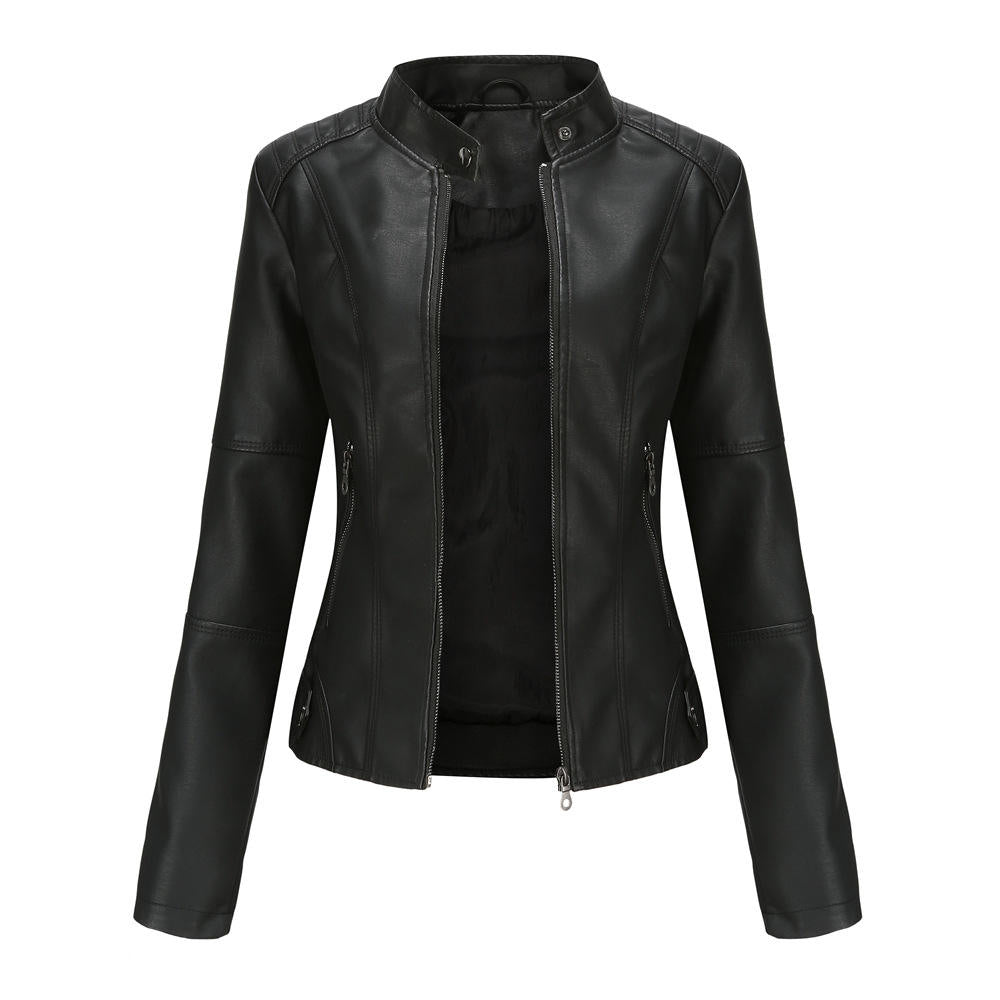 Arrival Hot-Selling AutumnWinter Womens Fashionable PU Leather Suit