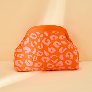 Leopard Print Orange Pink