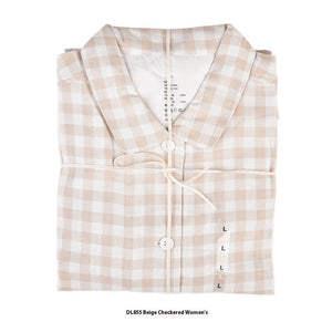 DL855 Creamy Plaid Women's