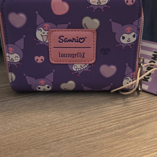Kuromi plush wallet