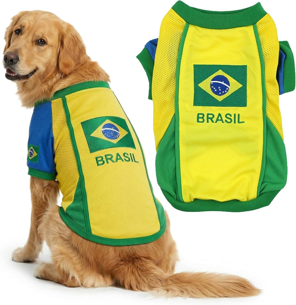 Parisian Pet Breathable Mesh Soccer Jersey for Dogs, XS–5XL