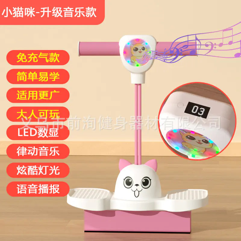 Glowing Panda Bouncing Ball for Kids' Balance Play