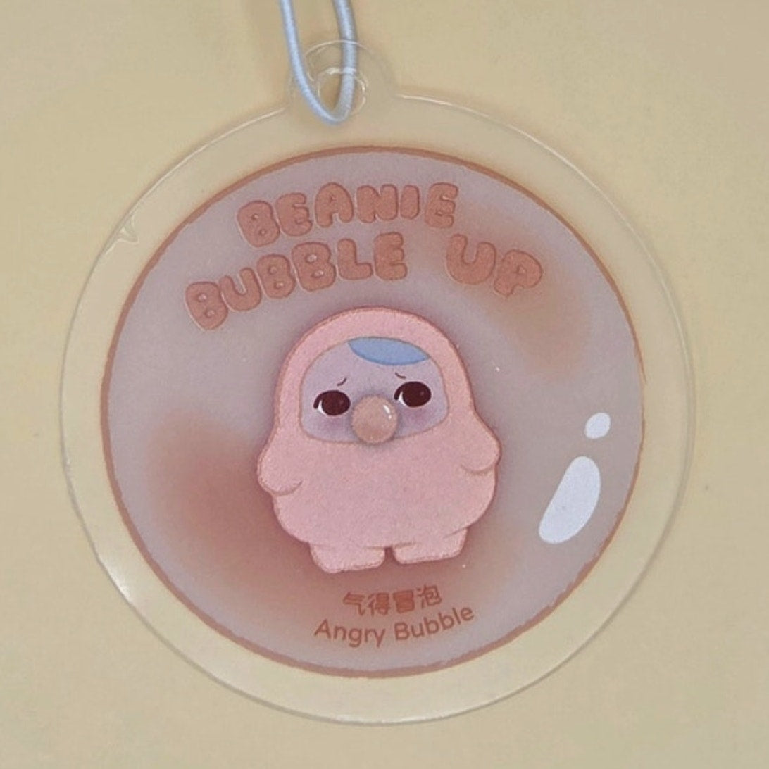Pucky Beanie Bubble UP - Card Confirmed Angry Bubble
