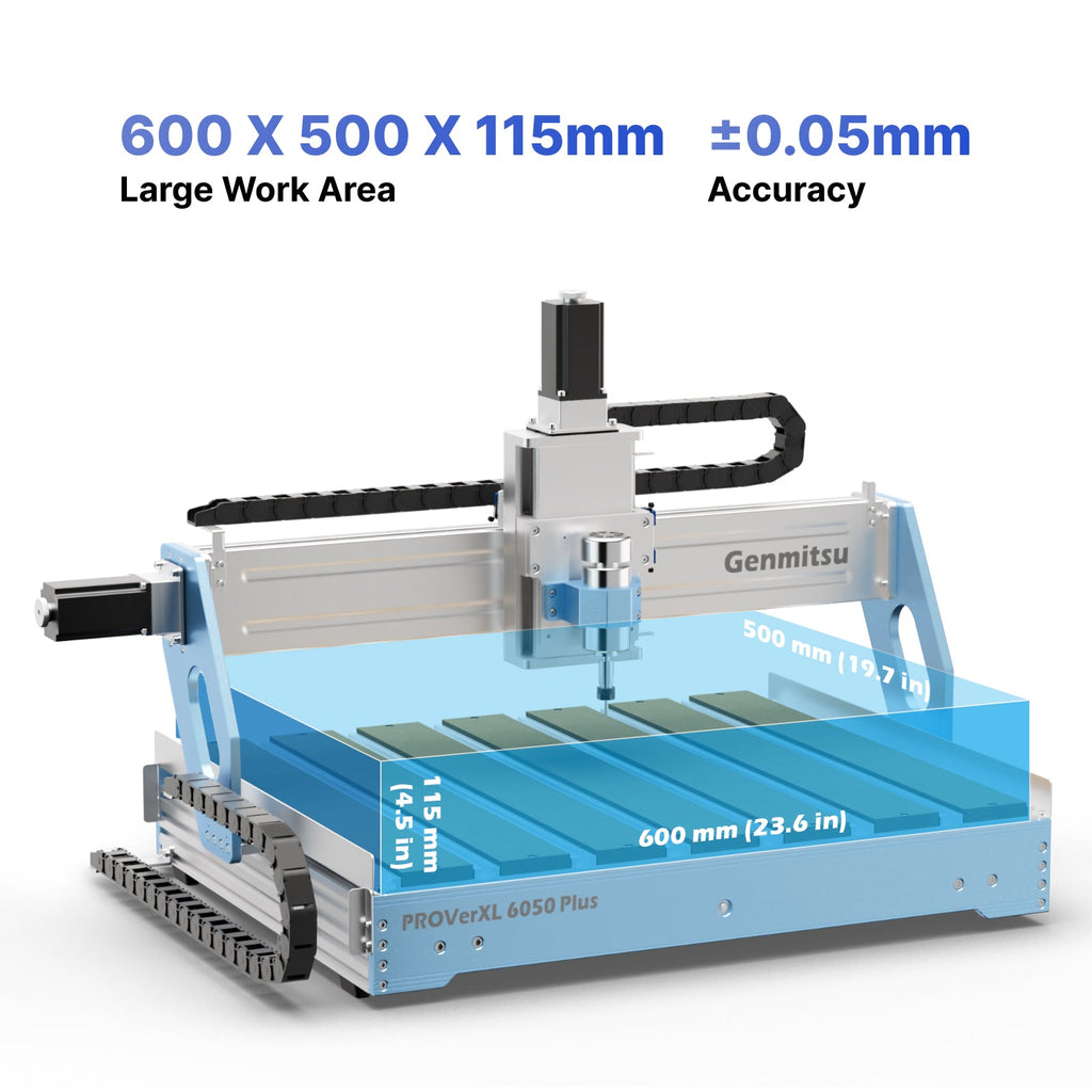 PROVerXL 6050 Plus CNC Router, 300W Spindle, Dual Linear Rails, Available with Vectric Software