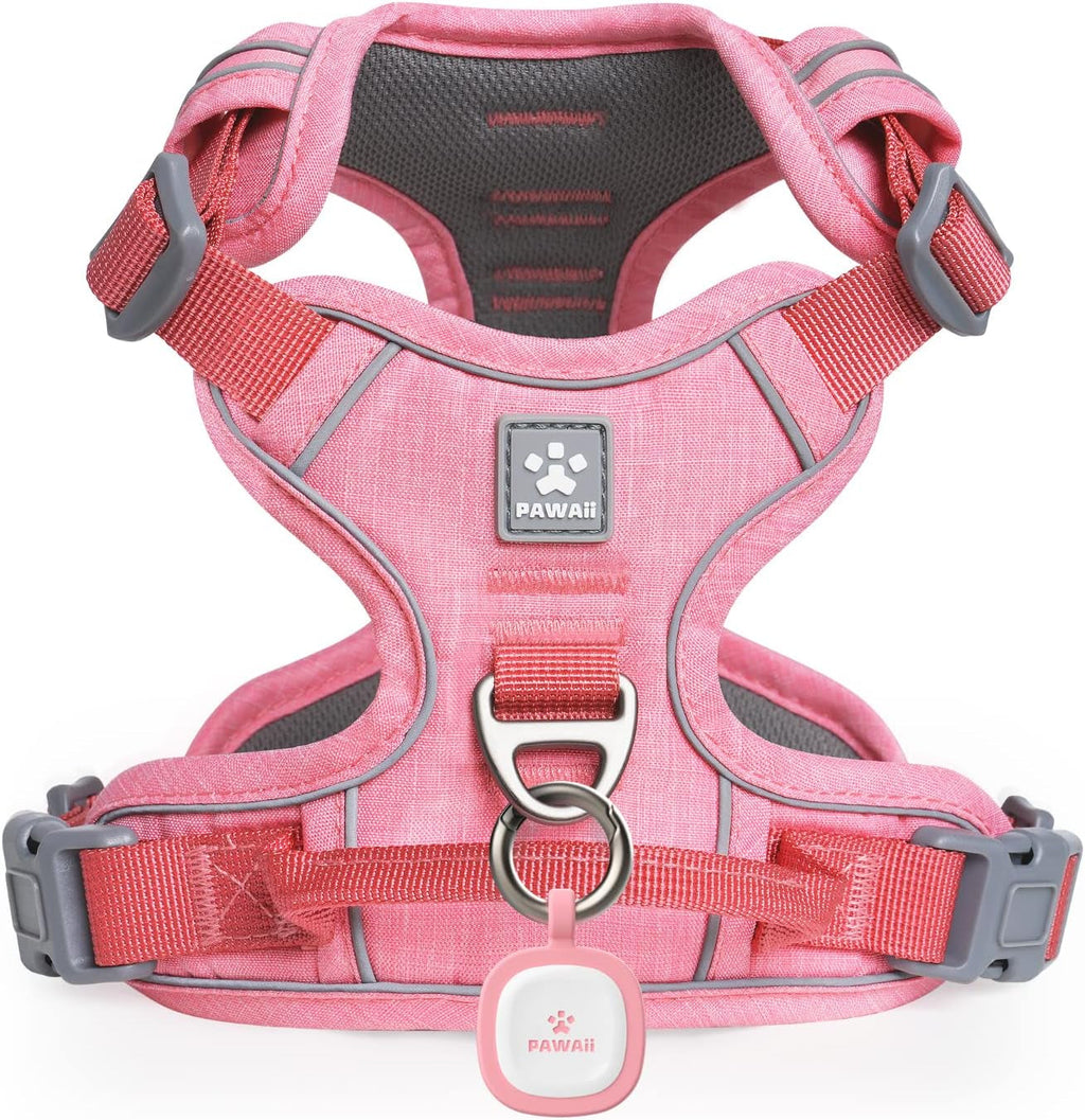 No-Pull Reflective Dog Harness with ID Tag