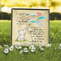 Baby Lost/ Uncarriage/Infant Loss/Stillbirth Jewelry,Message Card - Best Gift For Mother's Day - To My Dear Angel In Heaven - AZBHYU