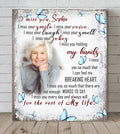 Custom Personalized Memorial Canvas - Memorial Gift Idea - I Miss You