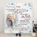 Personalized Memorial Quilt/Fleece Blanket - Memorial Gift For Loss Of Family Members/Friends - I Miss You