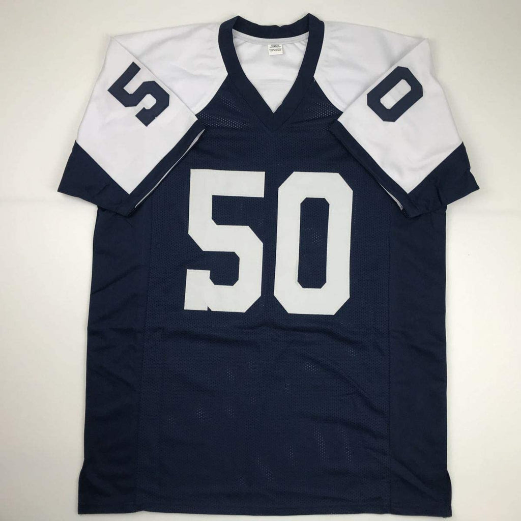 Autographed/Signed Sean Lee Dallas Thanksgiving Day Football Jersey JSA COA