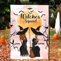 Personalized Witches Flag Sign - Halloween Gift For Friends/Wiccan Decor/Pagan Decor - Witches Squad
