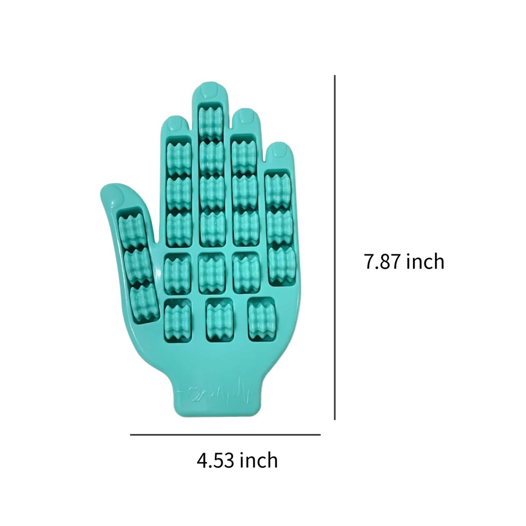 Hand Massager Finger Roller for Arthritis Carpal Tunnel Pain Relief Blue