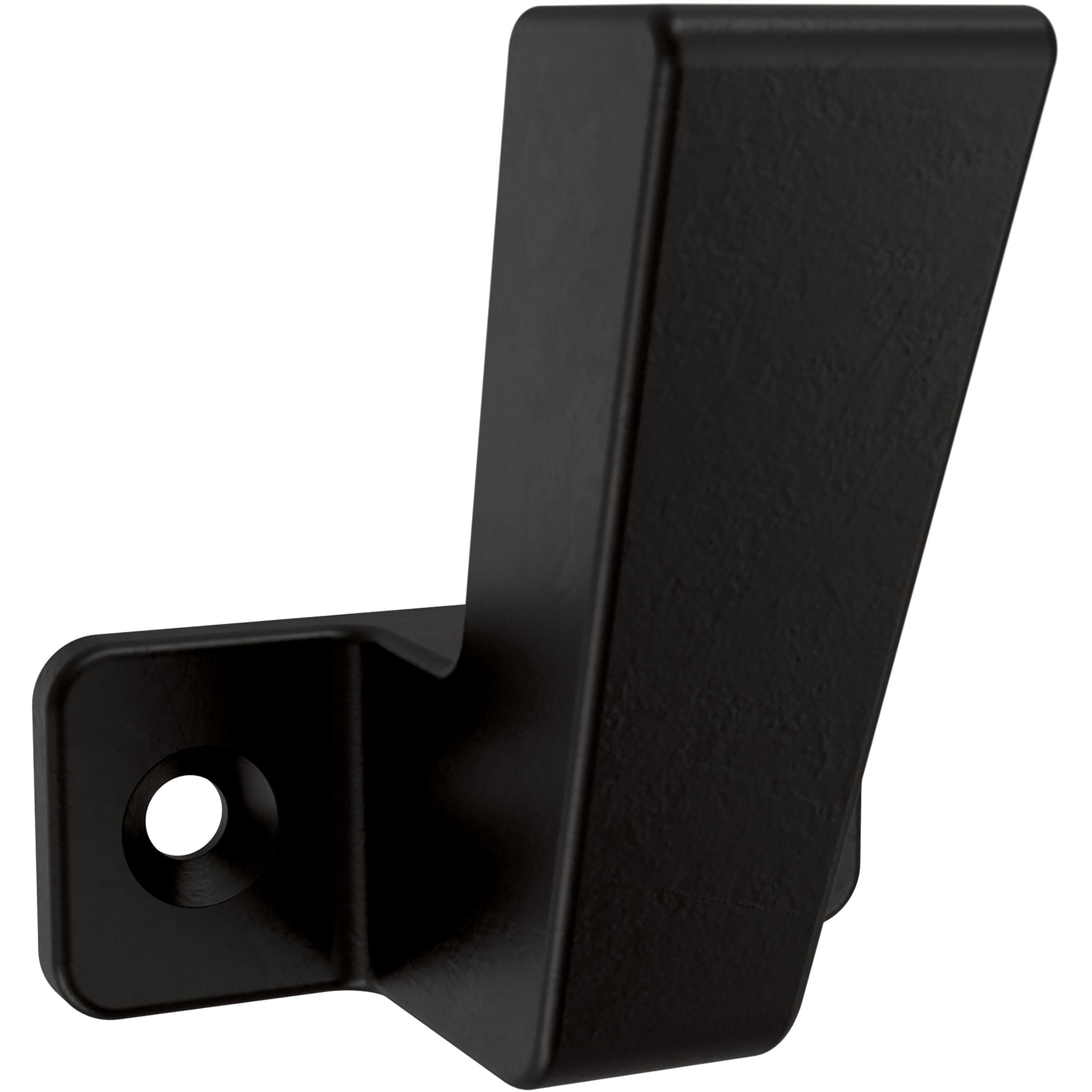 Franklin Brass Geometric Single Wall Hooks Matte Black 5-Pack