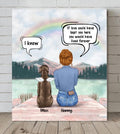 Custom Personalized Memorial Dog Canvas - Best Gift For Dog Lovers - If Love Could Have Kept You Here You Would Have Lived Forever
