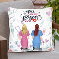 Personalized Nurse Friend Pillow Cover - Best Gift For Friends - You're My Person