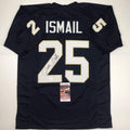 Autographed/Signed Raghib Ismail Rocket Notre Dame Blue College Football Jersey JSA COA