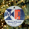 Personalized Nautical Ornament - Best Gift For Couple - Shipmates For Life