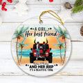 Personalized Besties Off-road Ornament - Gift For Best Friends - A Girl... Her Best Friend