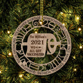 Custom Personalized 2021 Ornament - Best Gift For Family - We All Got Vaccinated