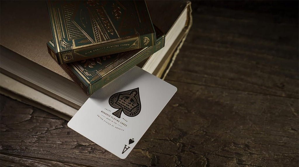 Theory11 Monarch Playing Cards – Green – Luxury Deck