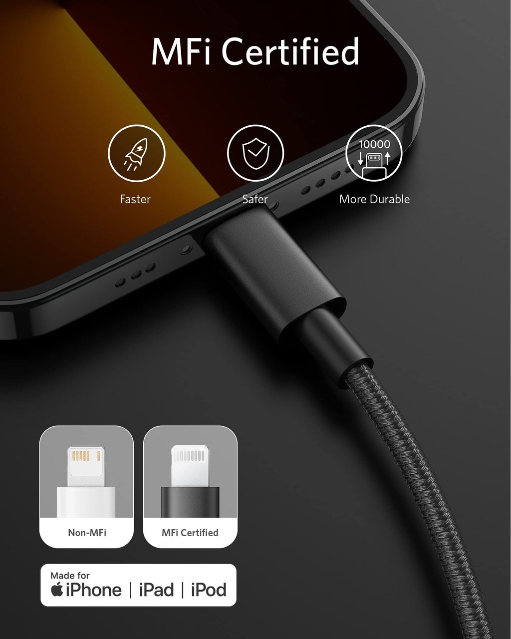 Anker <b>331</b> USB-C to Lightning Cable