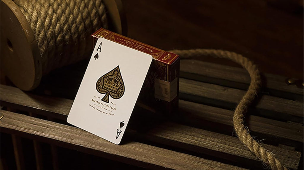 Theory11 Monarch Playing Cards – Red – Luxury Deck