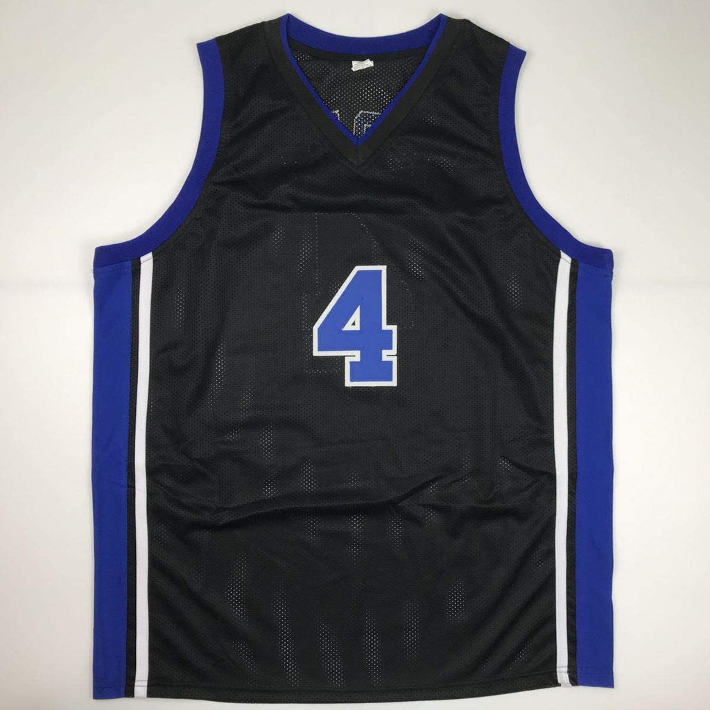 Autographed/Signed JJ J.J. Redick Duke Black College Basketball Jersey JSA COA