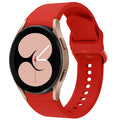 Apbands Silicone Sport Strap for Samsung Galaxy Watch 20mm Red Size 20mm