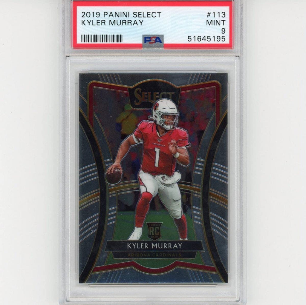 Graded 2019 Panini Select Kyler Murray #113 Rookie RC Football Card PSA 9 Mint