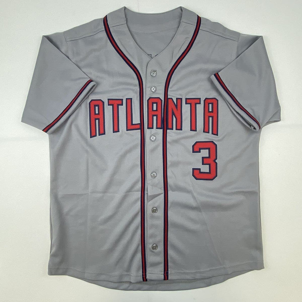Autographed/Signed Dale Murphy Atlanta Grey Baseball Jersey JSA COA