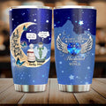 Personalized Husband Loss Tumbler - Memorial Gift Idea - I'm Not A Widow I'm A Wife To A Husband With Wings