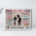 Personalized Christian You're Beautiful Horse Girl Poster - Gift Idea For Horse Lover