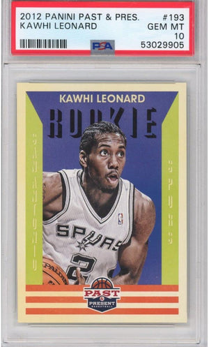 Graded 2012-13 Panini Past & Present Kawhi Leonard #193 Rookie RC Basketball Card PSA 10 Gem Mint