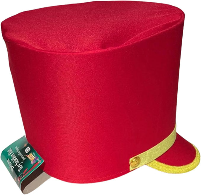 Nutcracker Adult Red Deluxe Toy Soldier Hat