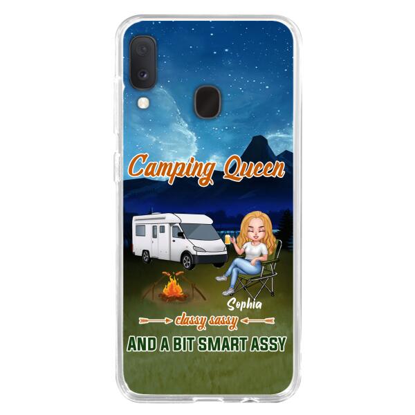 Personalized Camping Queen Phone Case - Gift Idea For Camping Lover - Case For iPhone And Samsung