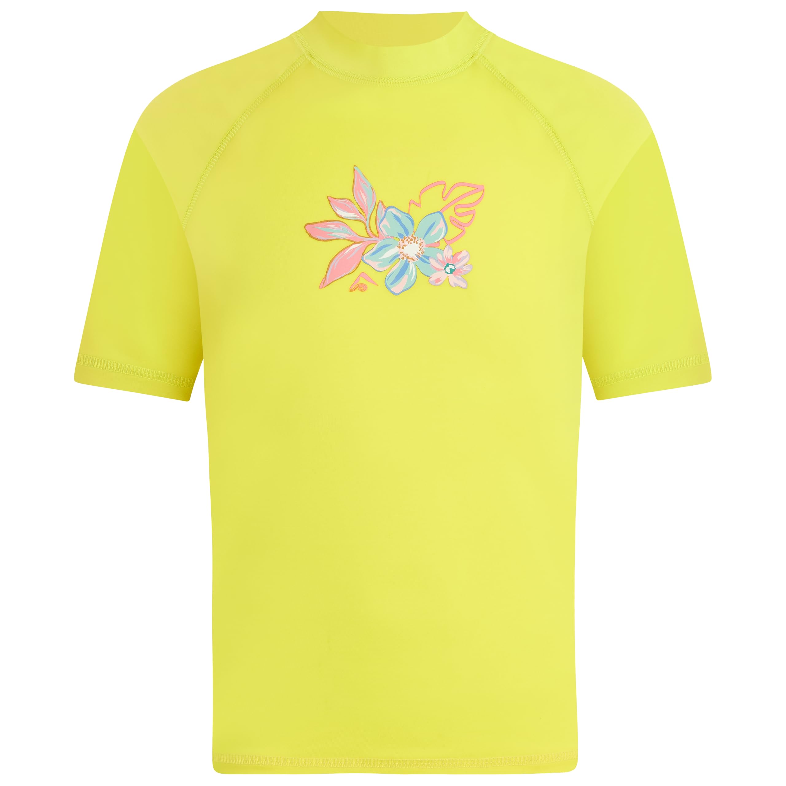 Kanu Surf Girls Rash Guard UPF 50+ Short Sleeve Swim Shirt Daria Size 8