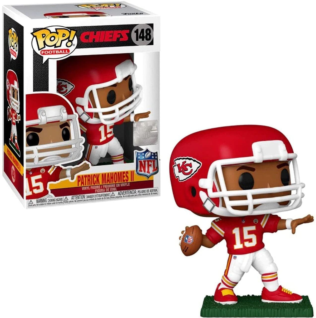 Patrick Mahomes #148 Funko POP! Football NFL: Kansas City Chiefs Figurine