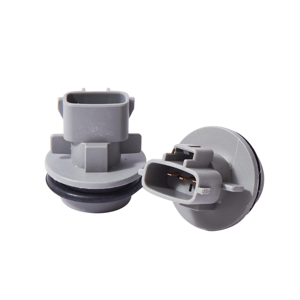 Autycle Front Turn Signal Bulb Holder Gray 2pcs Toyota Highlander Land Cruiser
