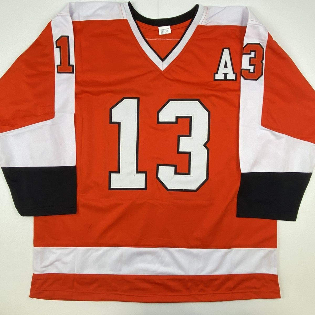 Autographed/Signed Kevin Hayes Philadelphia Orange Hockey Jersey JSA COA