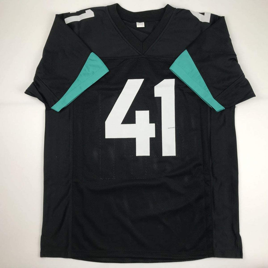 Autographed/Signed Josh Allen Jacksonville Black Football Jersey JSA COA