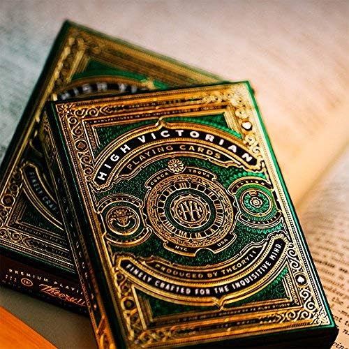 Theory11 High Victorian Playing Cards - Red and Green Premium Decks