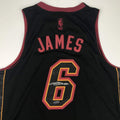 Autographed/Signed LeBron James Miami Heat Black Limited Edition Basketball Jersey Upper Deck UDA COA