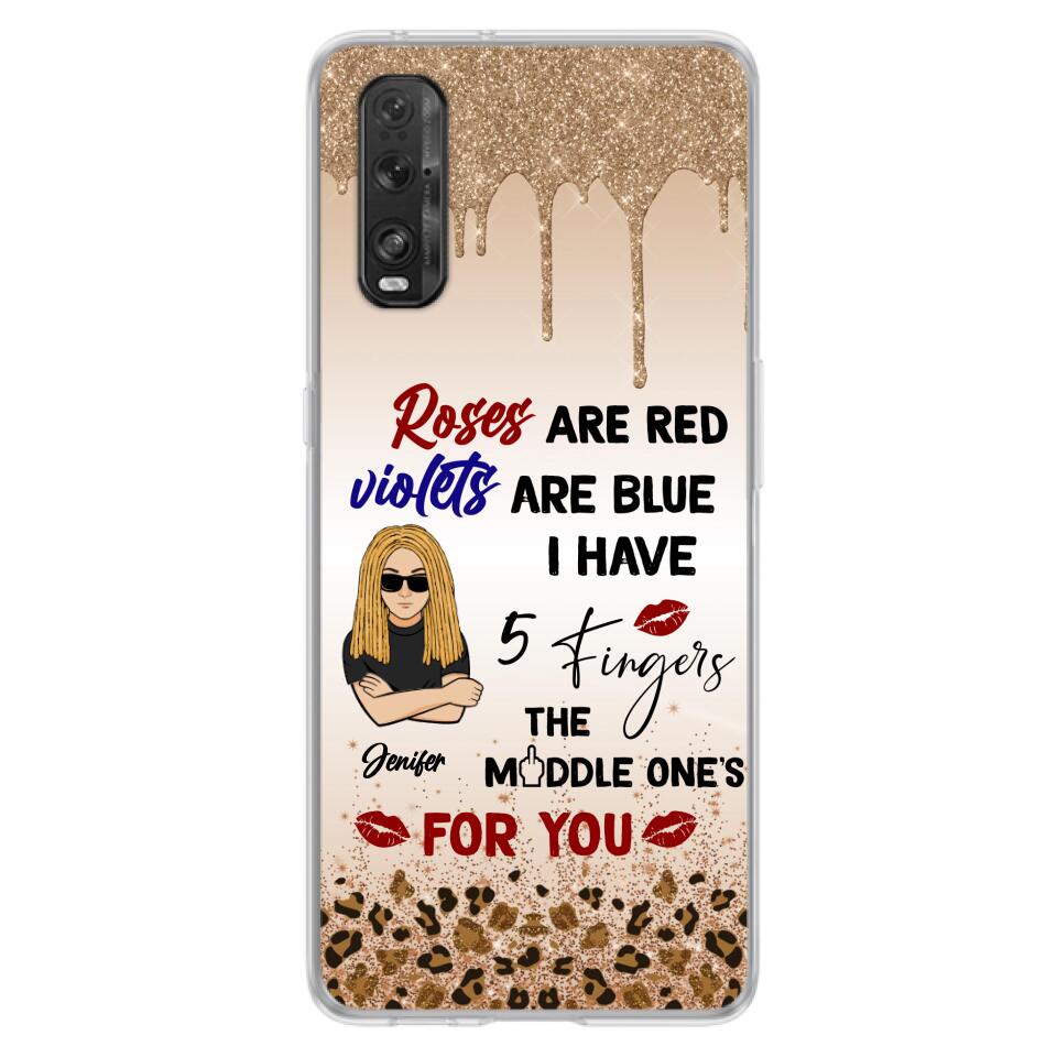 Custom Personalized Xiaomi, Huawei and Oppo Case - Gift For Birthday/ Friends - Rose Are Red, Violets Are Blue