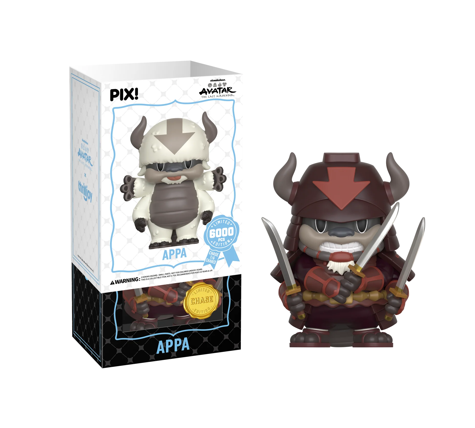 [Thrilljoy] Avatar The Last Airbender - Appa LE6000 PIX Vinyl Figure (1 in 6 Chance at Chase)