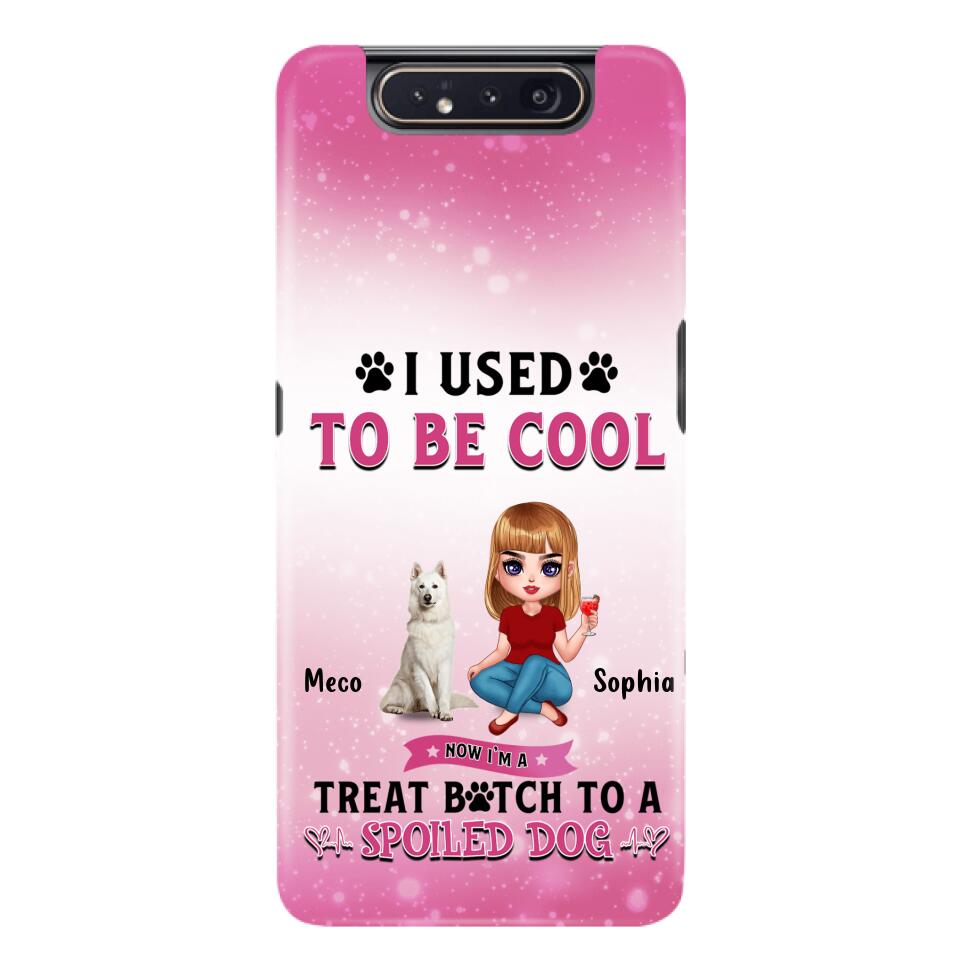 Custom Personalized Dog Mom Phone Case - Gift Idea For Dog Lover - I Used To Be Cool - Up to 5 Dogs - Case For iPhone And Samsung