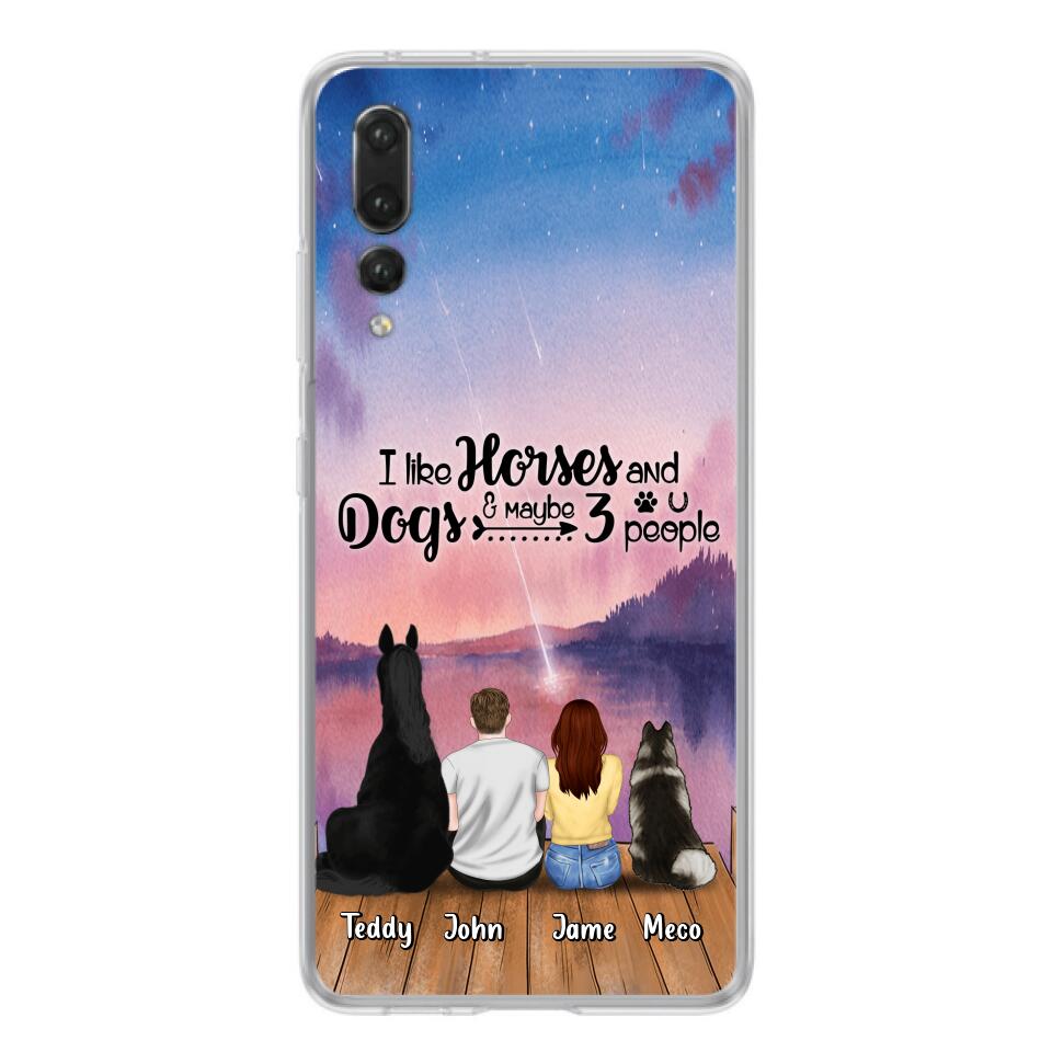 Personalized Horse Dog Parents Phone Case - Forever In My Heart - Case For Xiaomi, Oppo And Huawei