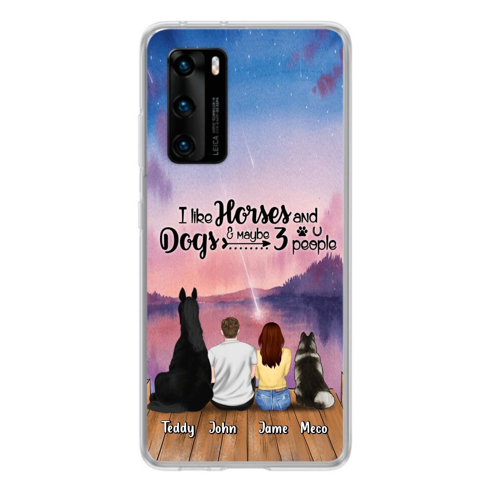 Personalized Horse Dog Parents Phone Case - Forever In My Heart - Case For Xiaomi, Oppo And Huawei
